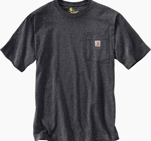 【S】Carhartt カーハート 半袖ポケットT K87 チャコールヘザー