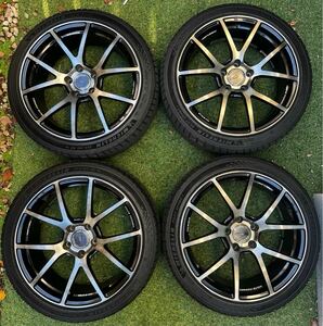 RAYS レイズ WALTZ FORGED S5-R 18インチ 8Jx18 112 5H ミシュランPS5 225/40ZR18 ゴルフ7 ゴルフ8 Audi A3 などに鍛造 【USED】