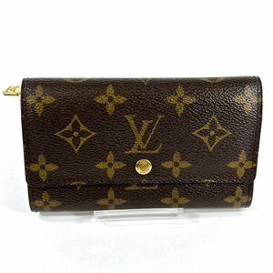 ☆1円スタート☆ LOUIS VUITTON M61735 ポルトモネジップ モノグラム キャンバス 2つ折り CA1022 レディース ヴィンテージ RK