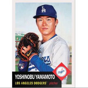 2024 Topps Living Set #746 Yoshinobu Yamamoto 山本由伸 RC ルーキー ドジャース オリックス