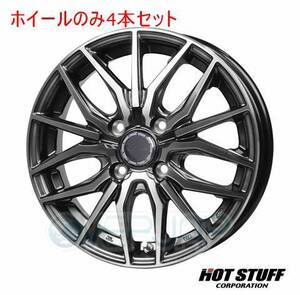 4本セット HOT STUFF Precious AST M4 ガンメタポリッシュ (GMP) 16インチ 6.0J 100/4 45 スイフト ZD72S