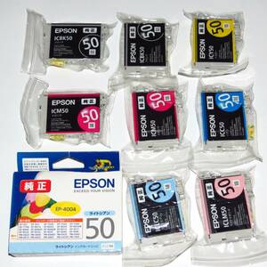 エプソン EPSON 純正インク IC6CL50（BK50 C50 M50 Y50 LC50 LM50）6色9本組　送料185円～