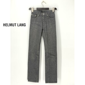 A9276/ビンテージ 90s 00s 春夏 HELMUT LANG ヘルムートラング 本人期 コットン テーパード ストレート デニム パンツ 24 S程 灰色 メンズ