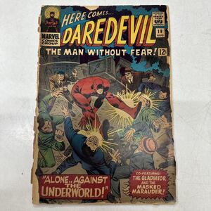 a0905-7.洋書 アメコミDAREDEVIL #19 1966年 当時物 1冊 デアデビル marvel rare collector コレクター 海外作品 american