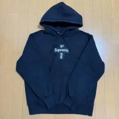 Supreme Cross Box Logo Hooded Sweatshirt