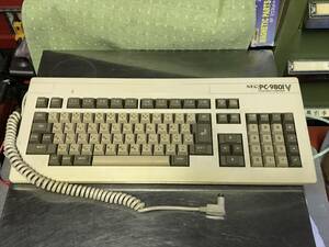 当時物！希少なNEC「ＰＣ－９８０１Ｖ」 キーボード （中古品）昭和レトロアンティークパソコンPERSONAL COMPUTERレアオールドパーツ