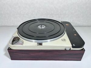 e7604-1 回転良好 THORENS トーレンス TD124 TD-124 ターンテーブル / ortofon 212シリーズ対応アームベース 付属 50/60Hz切替可能