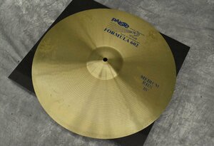 F☆PAISTE パイステ FORMULA 602 ライドシンバル MEDIUM RIDE 18インチ ☆中古☆