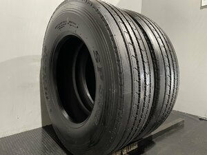 札幌発 引取OK【新車外し】24年製 DUNLOP SP330 275/80R22.5 151/148J 22.5インチ トラックタイヤ 夏タイヤ 2本 地山 大型トラック JRB036