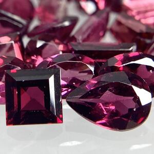 ◆天然ガーネットおまとめ 25 ct◆j ルース 裸石 宝石 ジュエリー jewelry garnet 柘榴石 ②