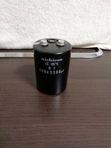 電解コンデンサ 400V 3300uF (nichicon)