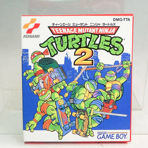 任天堂 GAME BOY ゲームボーイ TURTLES 2 ティーンエージ ミュータント ニンジャ タートルズ2 DMG-TTA KONAMI コナミ K5585