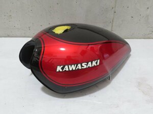 ■中古 カワサキ タンク 純正 火の玉 キャンディーレッド ゼファー1100RS ZRT10A 1997年式より取り外し品/在庫有・バイク/二輪用■K200526