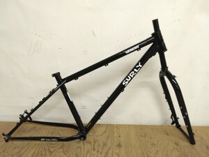 ☆SURLY WEDNESDAY FRAME SET サーリー ウエンズデイ フレーム凹み有 ファットバイクフレーム 中古 USED BK 黒