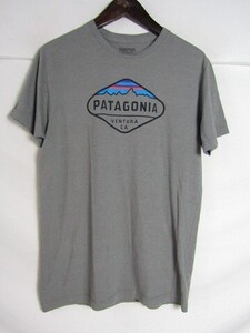 Patagonia　パタゴニア　フィッツロイ クレスト コットン/ポリ Tシャツ　Mサイズ グレー