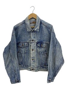 Levi’s◆80s 70508/USA製/ケミカルウォッシュデニムジャケット/L/ボタン裏523/70508-0219