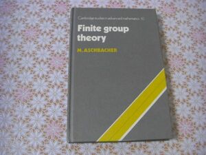 数学洋書 Finite group theory ：Michael Aschbacher ミハエル・ジョージ・アッシュバッハー 有限群論 J51