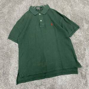 POLO RALPH LAUREN ラルフローレン ポロシャツ 半袖シャツ サイズ160 グリーン 緑 レディース トップス 最落なし （N20）