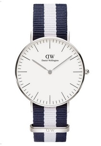 ダニエルウェリントン 希少 裏蓋ネジ止め式 Classic Silver 36mm Daniel Wellington