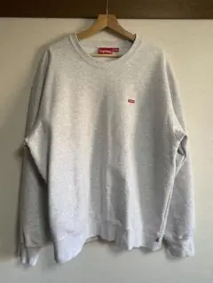 supreme small box logo Crewneck アッシュグレー