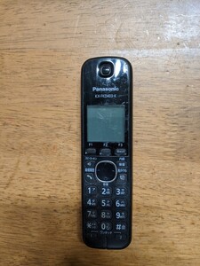 IY0486 Panasonic 固定電話 KX-FKD403-K 子機のみ/パナソニック 動作未確認 現状品 JUNK 送料無料