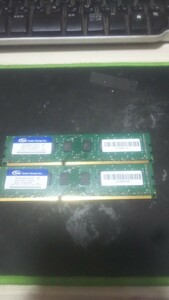 DDR3　SDRAM　2GB　2枚　合計4GB　TEAM