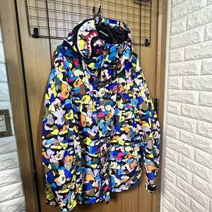 Bape multi camo shark snowboard jacket