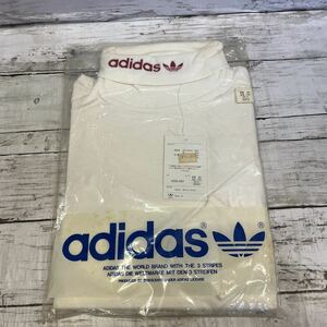 i→91 adidas アディダス　デサント　ハイネック　長袖シャツ　サイズS 　80年代　90年代　希少　デッドストック