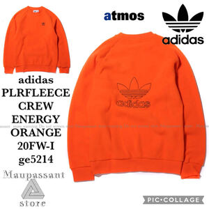 GE5214　M adidas アディダス オリジナルス　ポーラーフリース オレンジ　新品 未使用 正規品