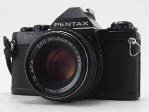 ★訳あり実用品★ ペンタックス PENTAX MV1 ブラックボディ SMC PENTAX-M 50mm F2 レンズセット ★シャッターOK! #TA6328