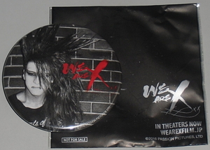 『we are x』入場者特典Toshi缶バッジ/X JAPAN