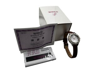 １円スタート SEIKO セイコー WIRED ワイアード 110302 腕時計 クォーツ メンズ ブランド 本体 箱付き VJ21-KRYO アナログ ファッション