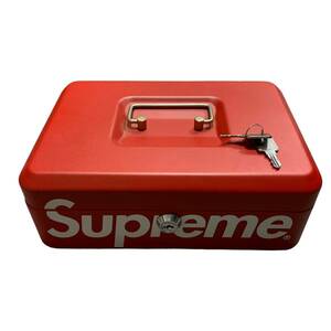 ◆中古品◆Supreme シュプリーム Lock Box Red ロックボックス レッド 鍵付 2017AW 金庫 X69790NJ