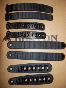 部品★BURTON バートン★トゥ アンクル タン スライダー フルセット 黒 ③