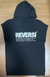 UVERworld REVERSI / THE ONE フード付き ノースリーブパーカー ブラック Mサイズ ☆送料込み