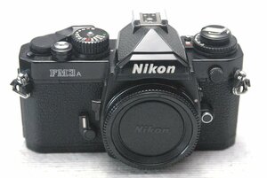 （綺麗）Nikon ニコン 希少な高級一眼レフカメラ FM3A（黒）ボディ 超希少・作動品 （腐食無し）