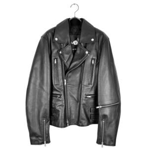 JIL SANDER(ジルサンダー) Santa Maria Novella leather JKT (black)