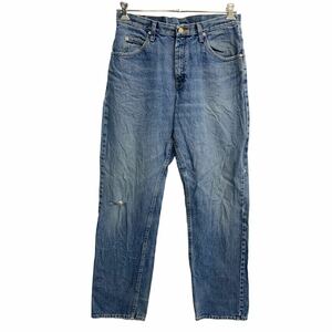 Wrangler デニムパンツ W32 ラングラー リラックスフィット ブルー コットン メキシコ製 古着卸 アメリカ仕入 2312-476