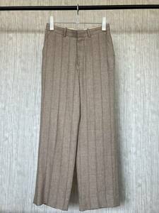 AURALEE LINEN WOOL SILK SHARK SKIN SLACKS 3 オーラリー パンツ スラックス