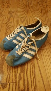 ビンテージ 60年代 西ドイツ製 ADIDAS REKORD 表記8 日本サイズ26.5cm アディダス レコード ヒールタブ スニーカー