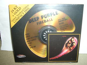 第二期Deep Purple 米国での成功第一歩 意欲的大傑作「Fireball」Audio Fidelity社リマスターGold CD仕様限定盤 輸入盤未開封新品。