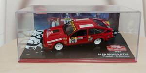 ◆ALTAYA ixo アルファロメオ GTV6 1983年 モンテカルロラリー ライトポットナイト仕様 1/43 ALFA ROMEO GTV6 希少