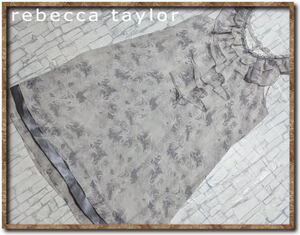 ☆REBECCA TAYLOR　レベッカテイラー　フリル付きシフォンワンピース☆