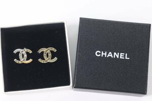 CHANEL シャネル 98P ココマーク シルバーカラー イヤリング レディース アクセサリー 7359-A