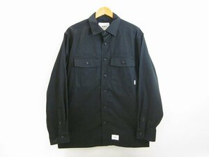 WTAPS / ダブルタップス 22ss 長袖シャツ 221BRDT-SHM02 ミニタリー サイズ : 02 ブラック