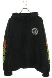 クロムハーツ Chrome Hearts SWTSHRT PLVR サイズ:L グラデーションサークルプリントプルオーバーパーカー 中古 NO05