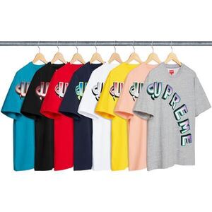 新品未使用品 18SS Supreme Gradient Arc Top シュプリーム グレイジエント アーチトップ フルロゴ/Tee グレー Mサイズ