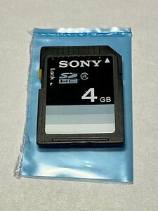 SONY ソニー SDHCカード 4GB 1枚 フォーマット済み 動作確認済みジャンク品