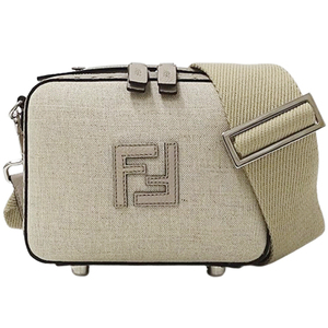 フェンディ FENDI バッグ レディース ブランド ショルダーバッグ ハンドバッグ 2way セレリア スーツケース ミニ キャンバス ベージュ