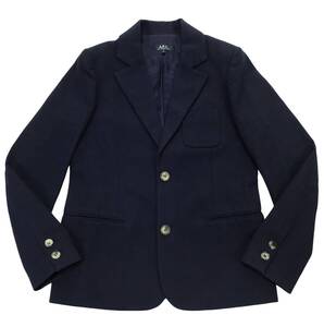 A.P.C. アーペーセー ウールコットン ジャケット ネイビー S 紺ブレザー